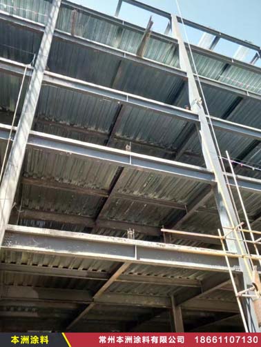 国电泰州2*1000MW机组干灰库钢架防腐项目